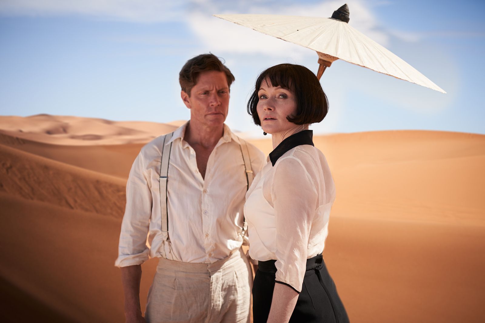 Epic Drama MFCOT Nathan Page as Jack and Essie Davis as Phryne 3