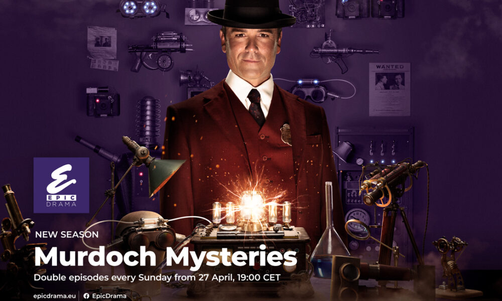 Epic Drama Murdoch Mysteries Keyart Landscape Криминалните случаи на Мърдок: Актьорски състав
