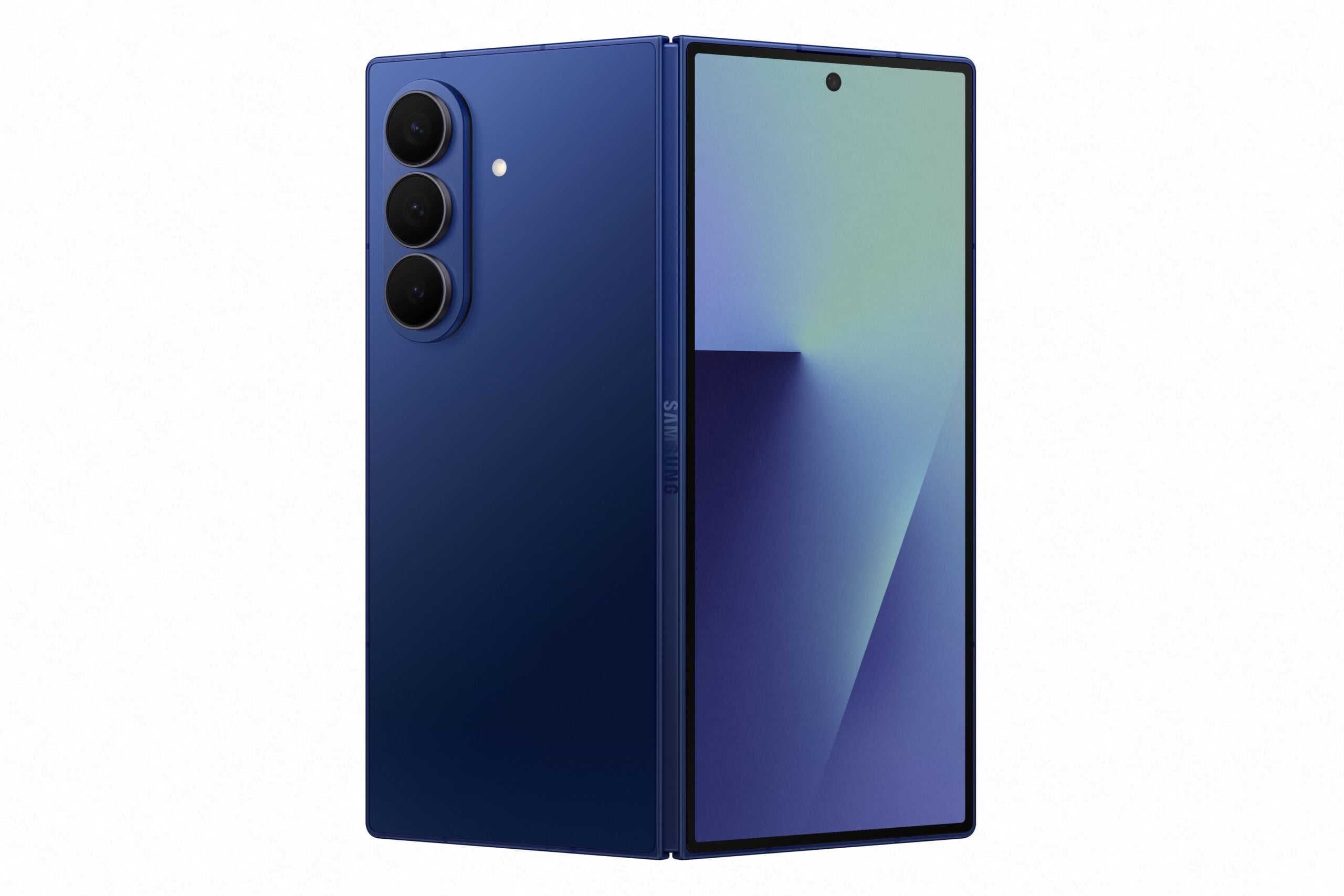 zfold7 openback blue shadow scaled Samsung Galaxy Z Fold7: смартфонът от следващо поколение е тук