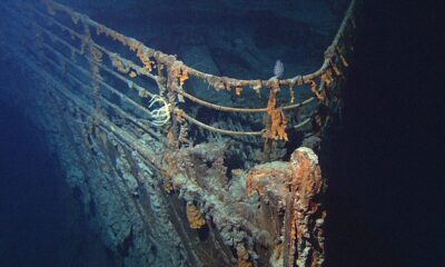 Viasat History Titanic wreck bow Титаник: Тайните на корабокрушението