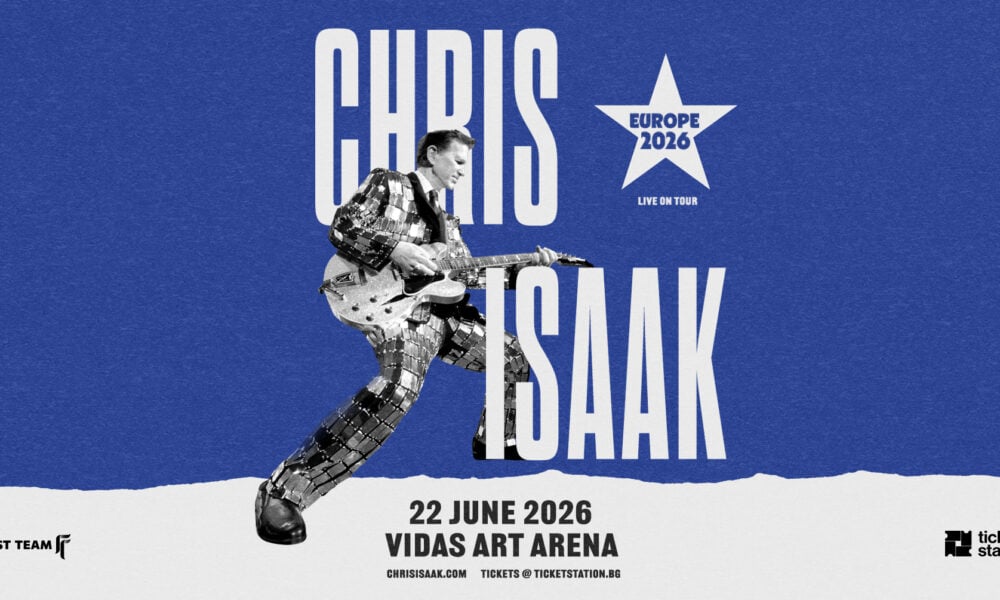 ChrisIsaak 2026 1920x1005 2 Крис Айзък идва за първи път в България