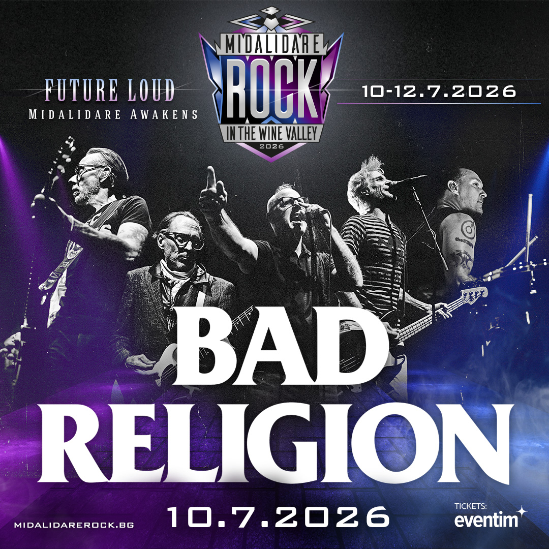 bad religion Bad Religion за първи път в България на Midalidare Rock In The Wine Valley