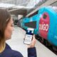 Влак OUIGO на гара, свързана с услугата „Train + Air“ на Air France