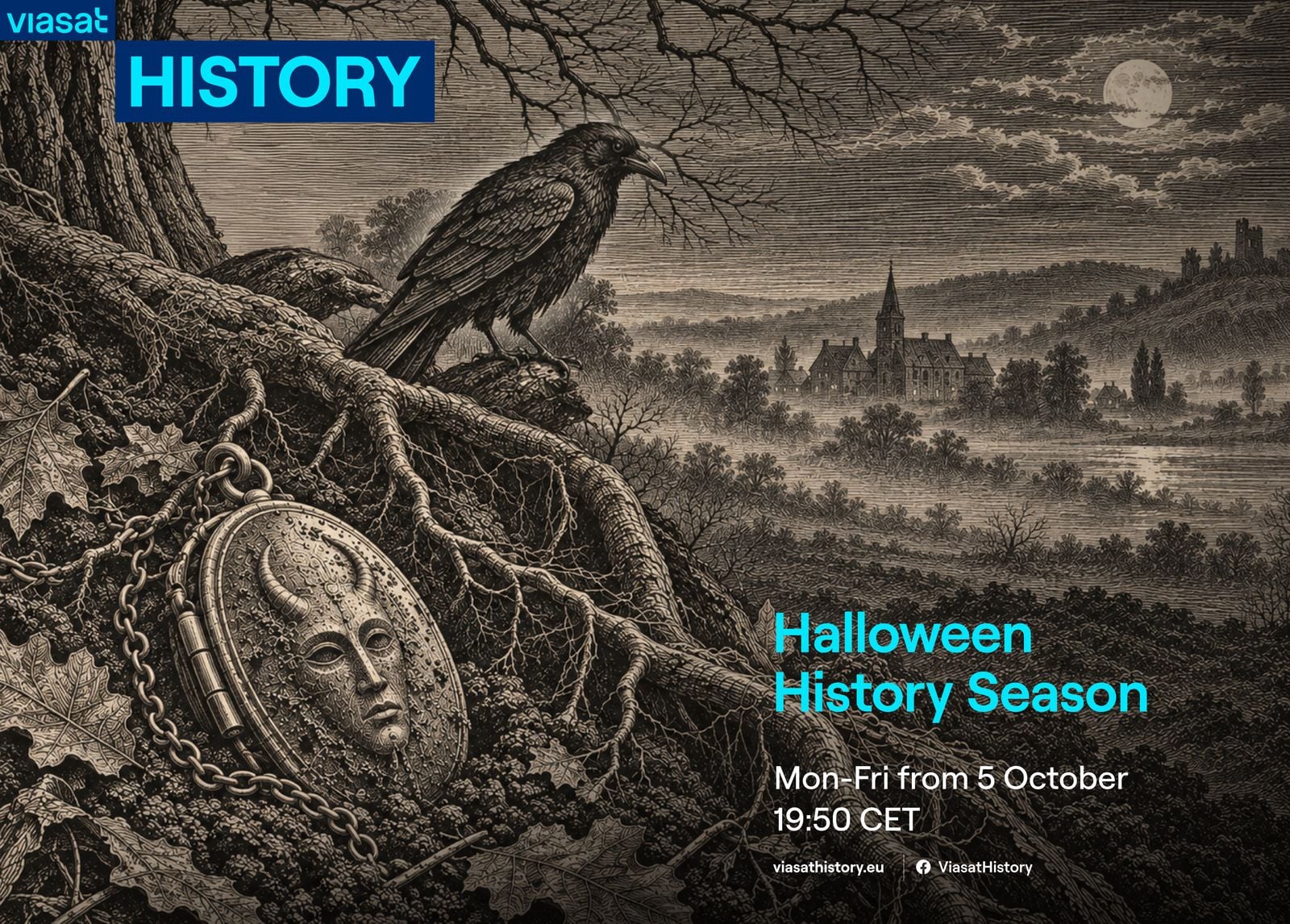 Вещици, Джак Изкормвача и Вила Оплонтис: какво показва Viasat History през октомври 139 „Сезон на историята на Хелоуин“ по Viasat History