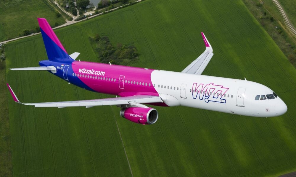 Самолет на Wizz Air в полет