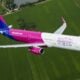 Самолет на Wizz Air в полет