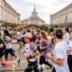 Бегачи по време на Wizz Air Sofia Marathon в центъра на София