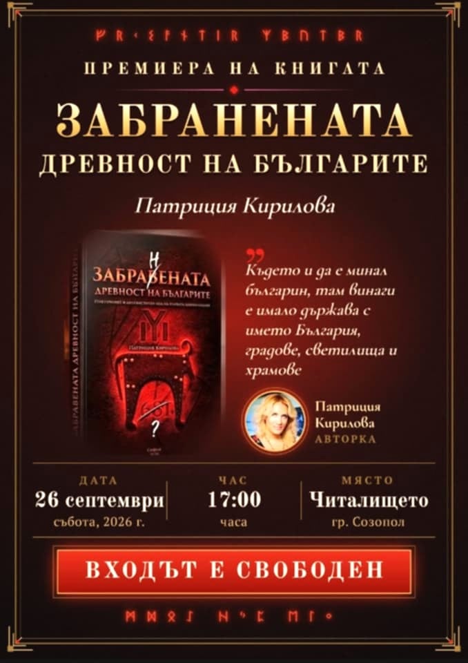Плакат за премиерата в Созопол. Снимка: ПР