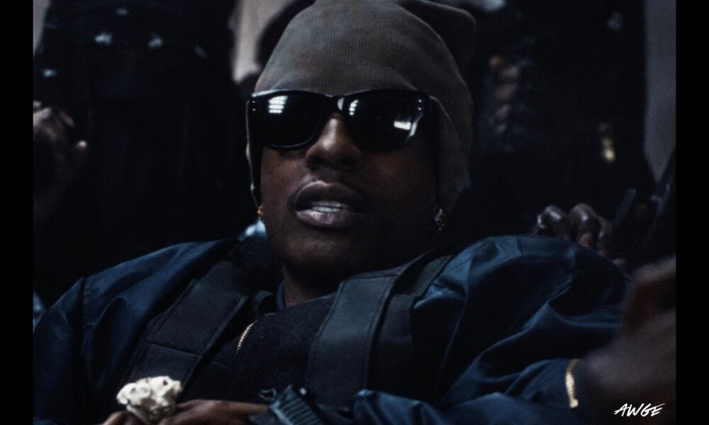 Кадър от видеото на A$AP Rocky към „SWAT TEAM“