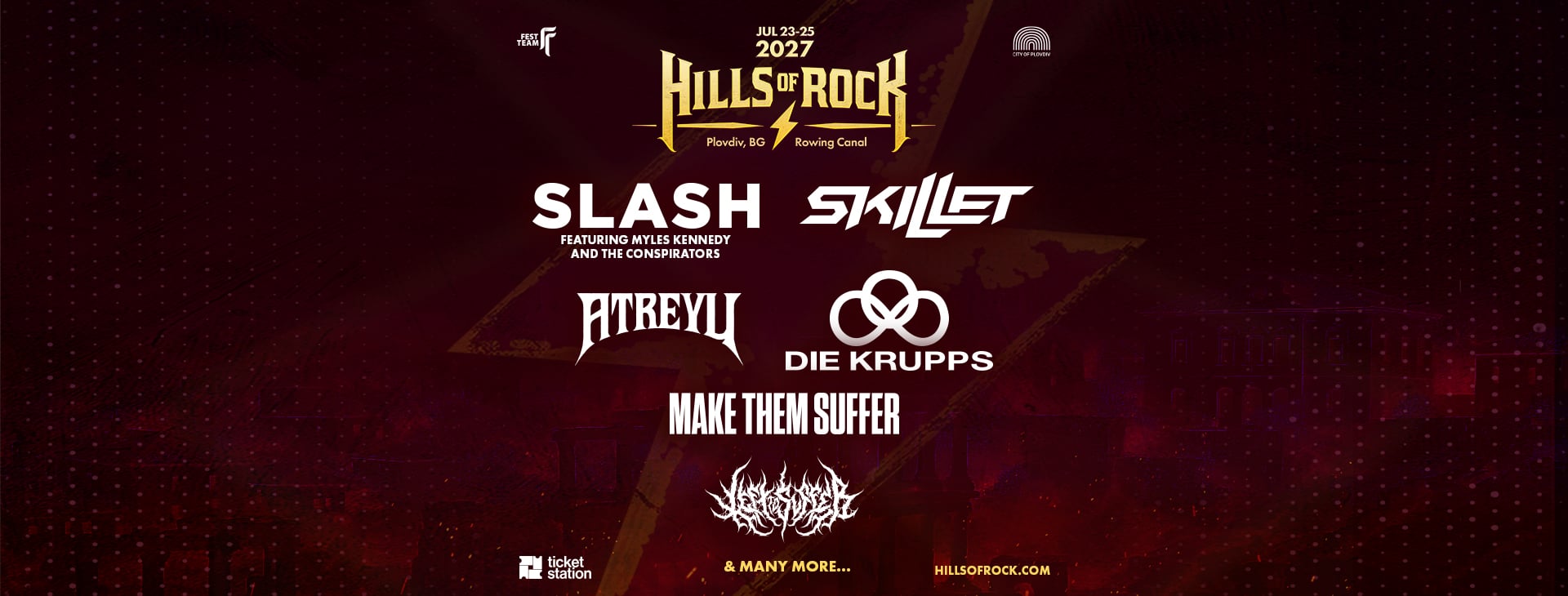 Банер на Hills of Rock 2027