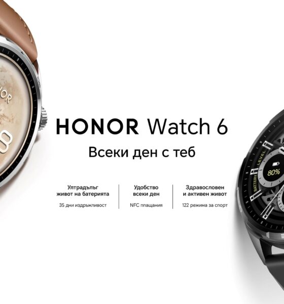 HONOR Watch 6 на китка, показващ данни за съня