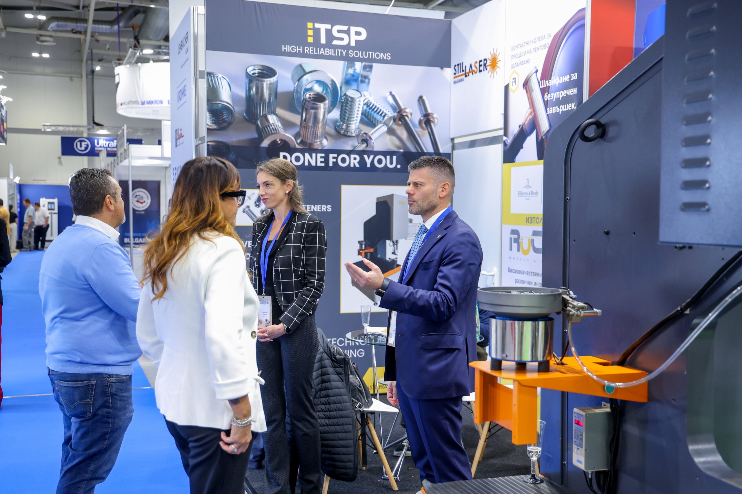 Посетители на изложението MachTech&InnoTech в София