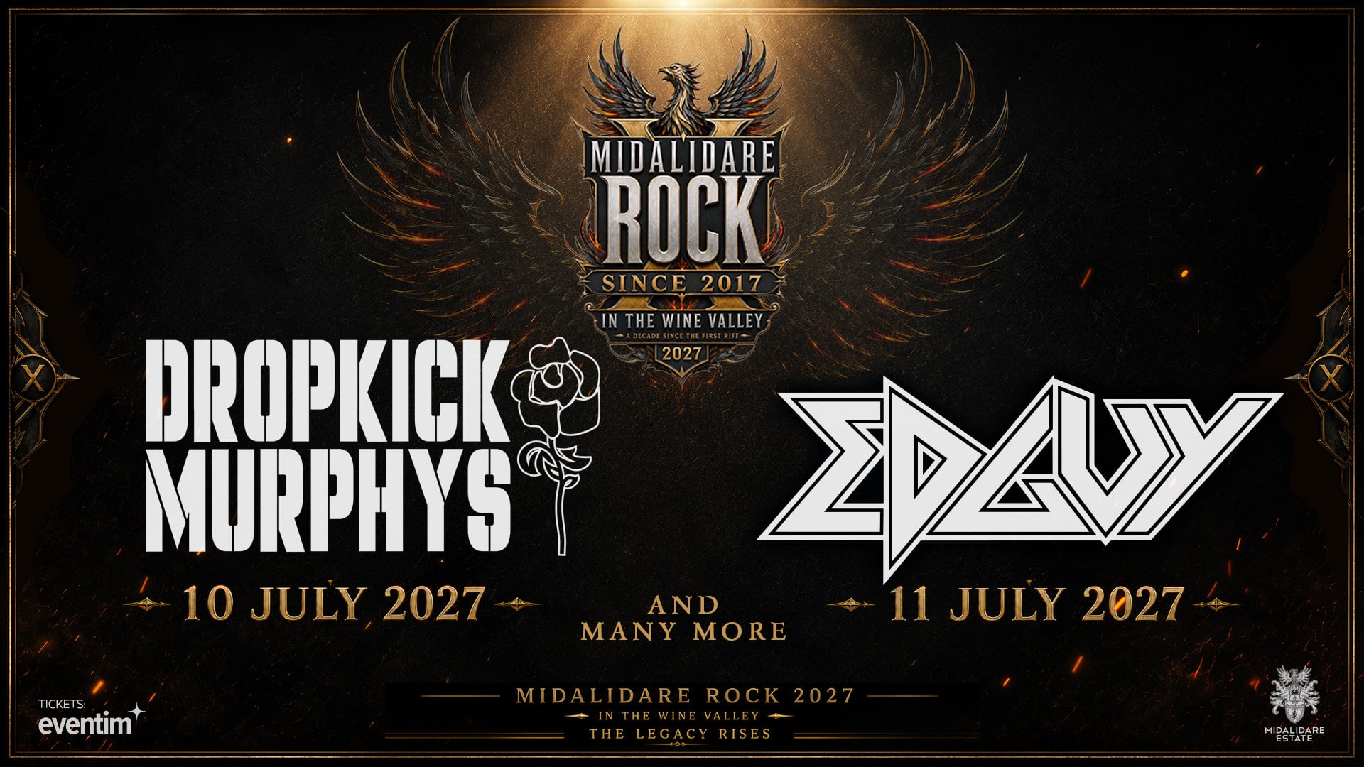 Първите имена в програмата на Midalidare Rock 2027