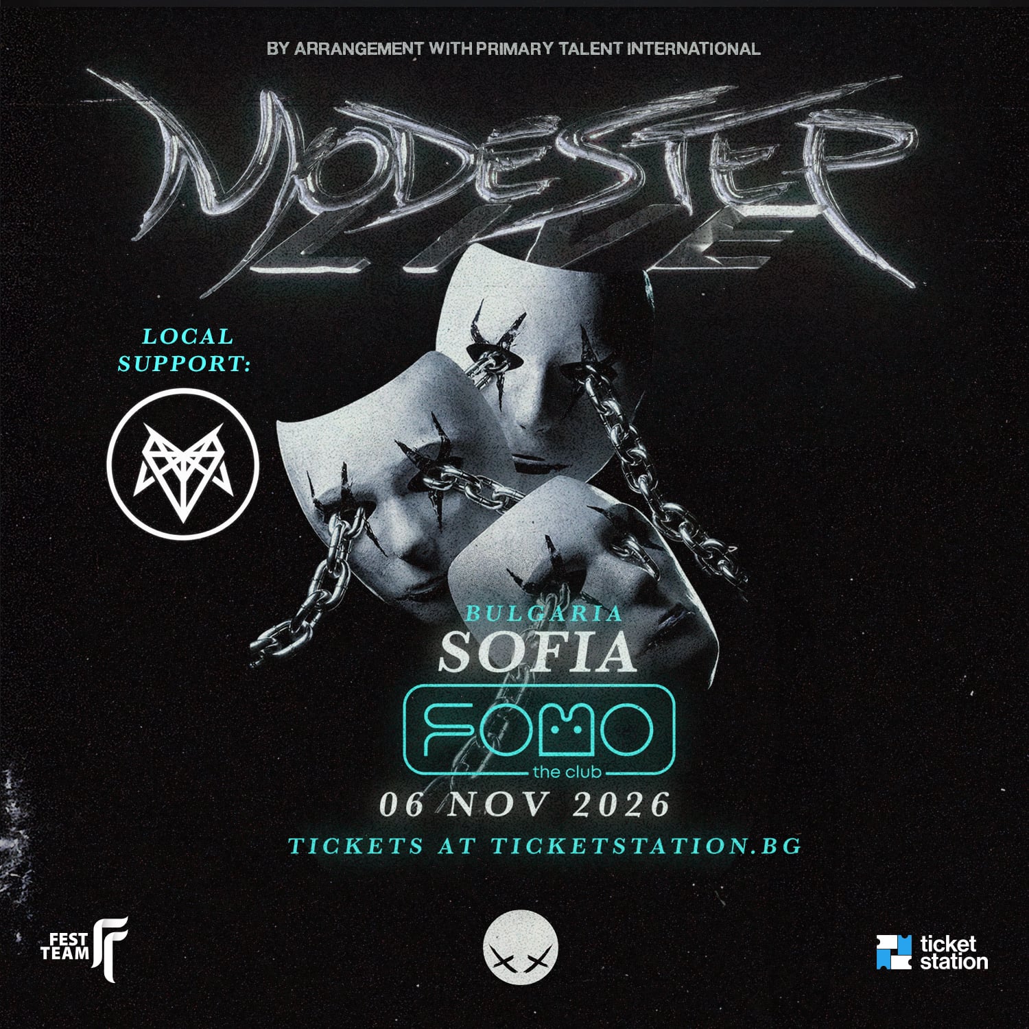 Modestep и Moshino в клуб FOMO на 6 ноември