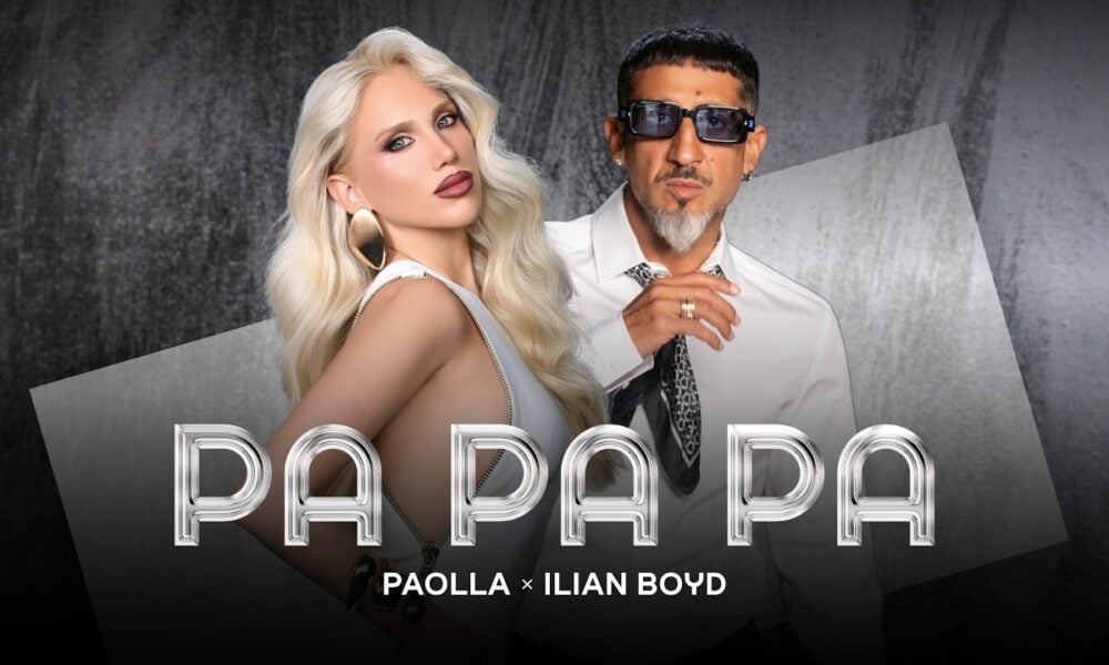 Paolla и Ilian Boyd в кадър от видеото към „Па па па“