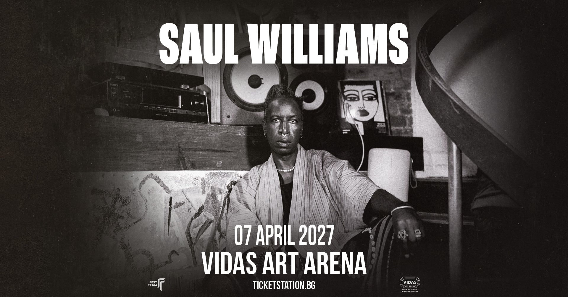 Saul Williams, който свири в София на 7 април 2027 г.