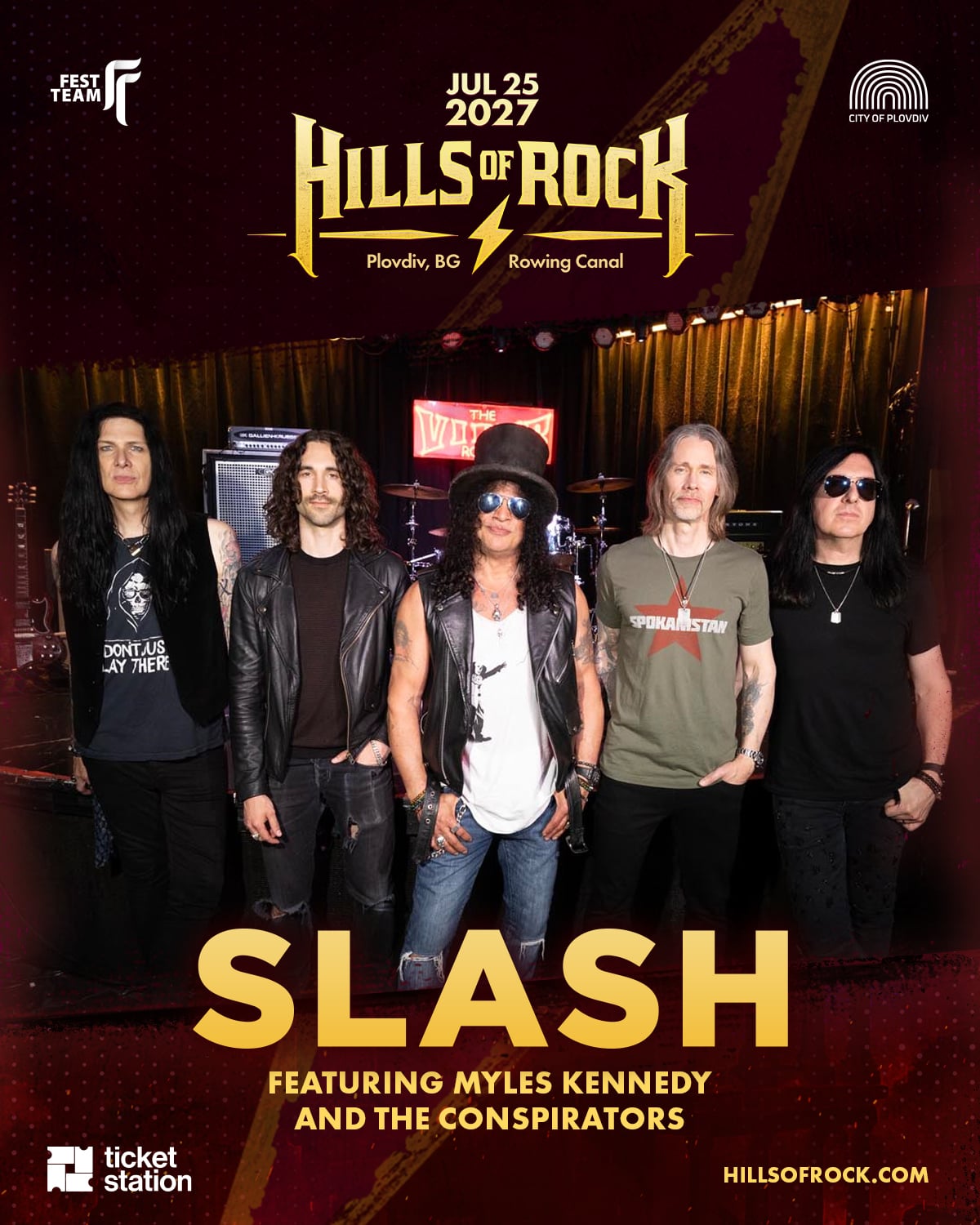 Slash ft. Myles Kennedy and The Conspirators на Hills of Rock 2027