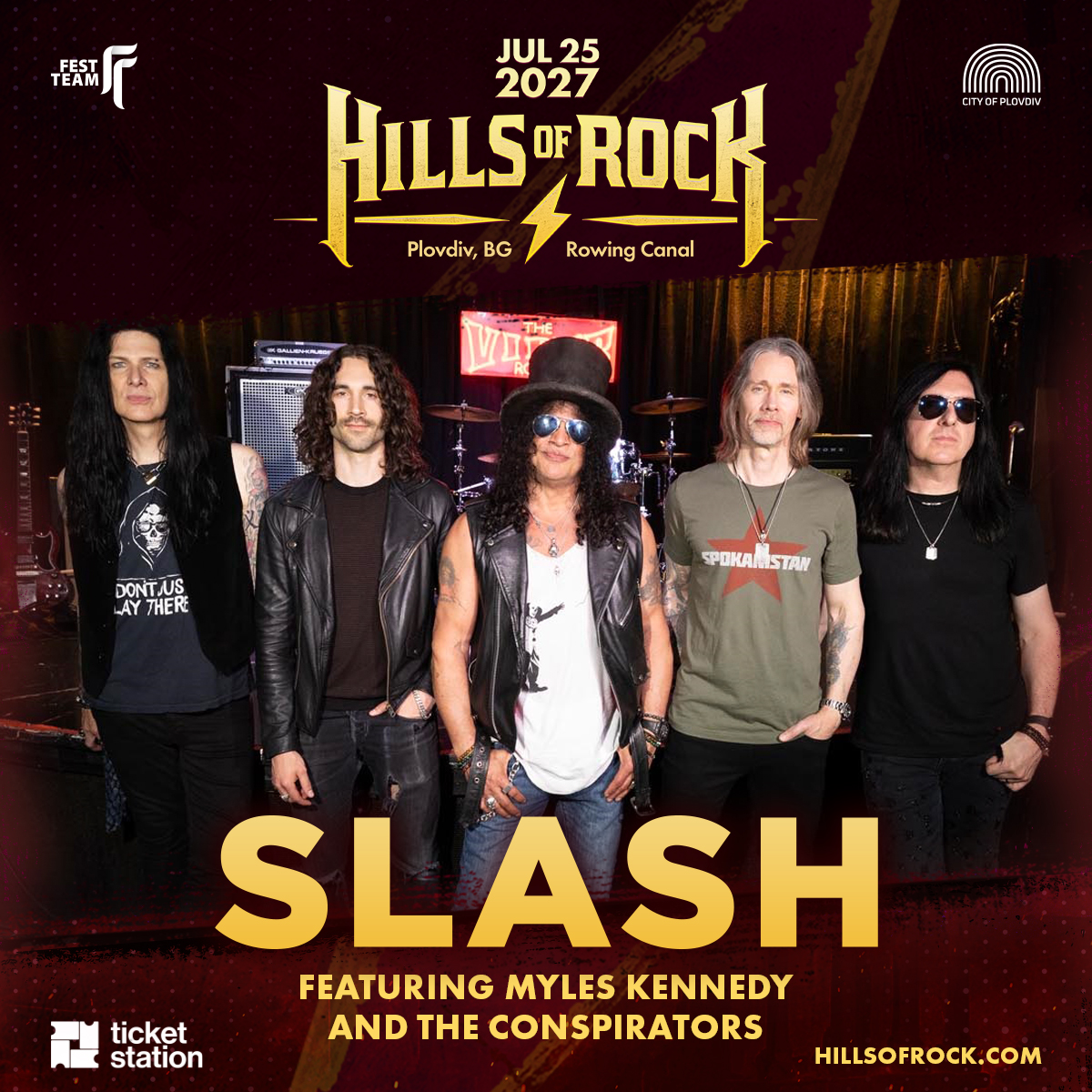 Slash ft. Myles Kennedy and The Conspirators на Hills of Rock 2027