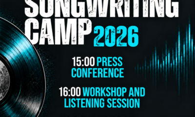 Покана за пресконференцията на Sofia Songwriting Camp 2026