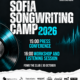 Покана за пресконференцията на Sofia Songwriting Camp 2026