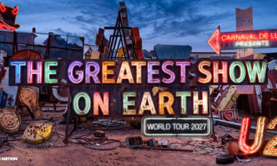 Афиш на турнето The Greatest Show On Earth