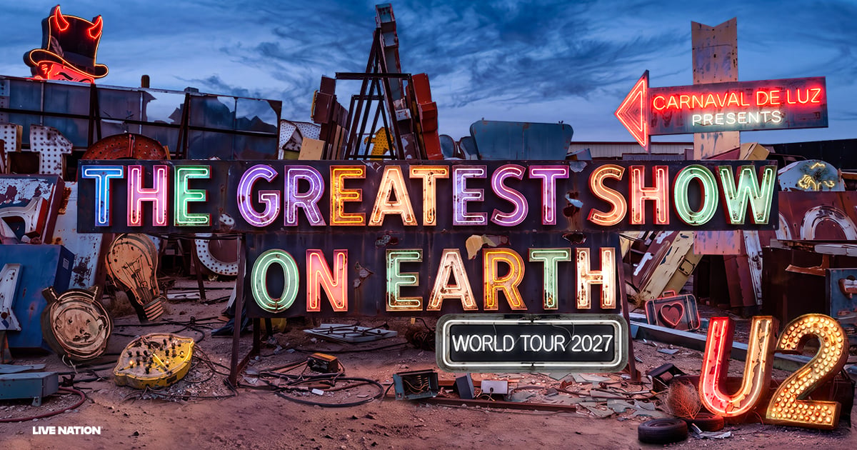 Афиш на турнето The Greatest Show On Earth