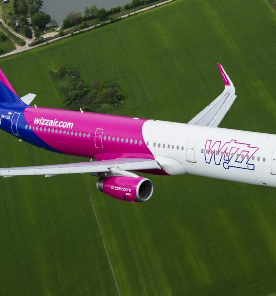 Самолет на Wizz Air, снимка на авиокомпанията
